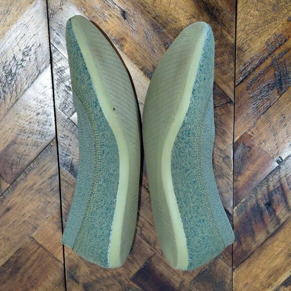 Allbirds size 10 Wool Breezers Slip On Ballet Flats - Calm Cargo Green - Picture 11 of 11